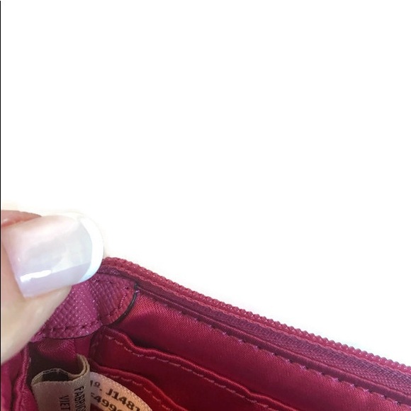 Coach Classic Monogram Wristlet w/Pink Accents - Picture 8 of 11